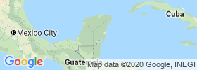 Quintana Roo map